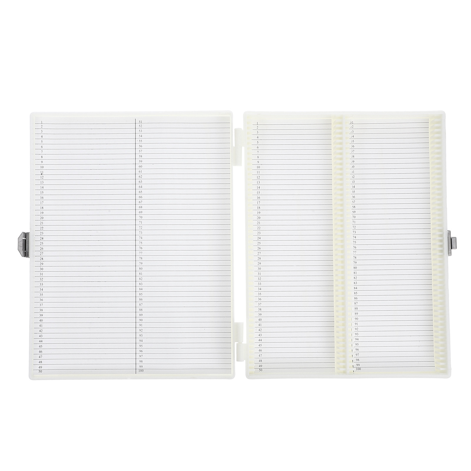 Pathology Slide Storage - Microscope Slide Storage Box 100-Slot High