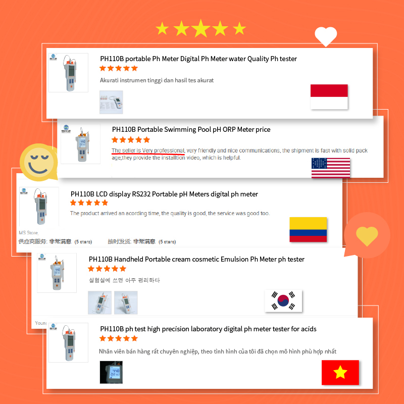 PH110B  0.1 Actually LCD PH Me - Ph Meter 评论和价格
