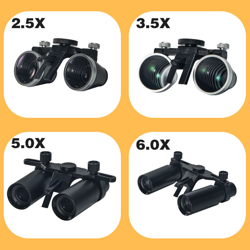 Dental 2.5X 3.5X Loupe Magnifi - Led Medical Headlight 评论和价格