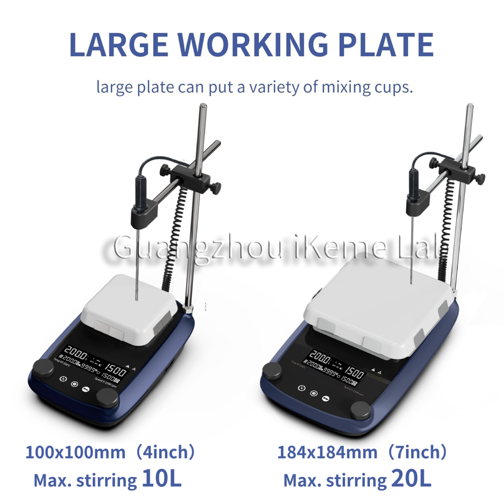 IKEME LCD Digital Display Magn - Magnetic Stirrer Hotplate 评论和价格