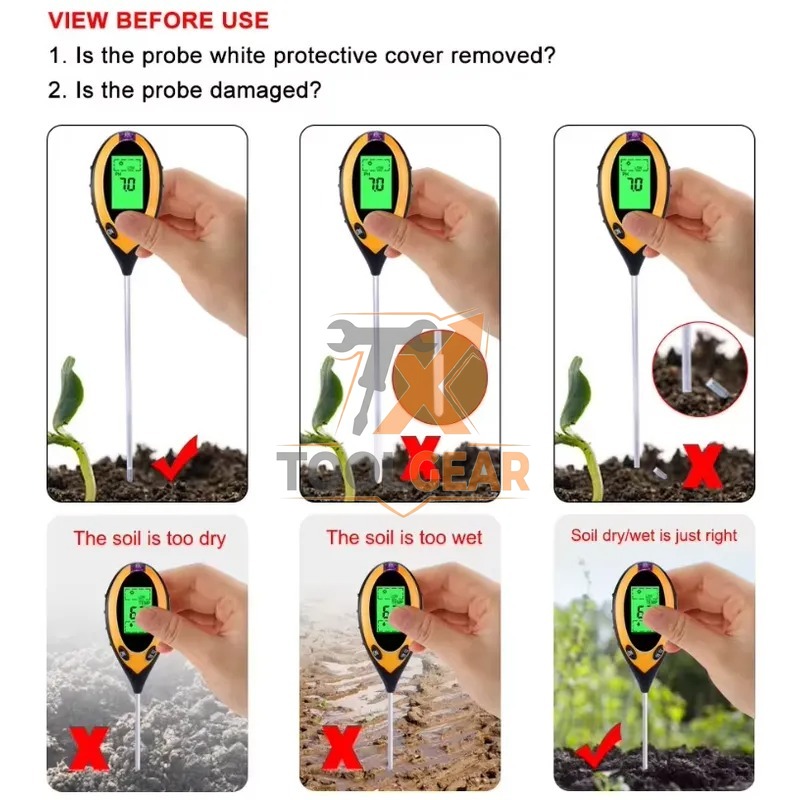 2026hotsale* 4 in 1 Soil PH Me - Ph Meter 评论和价格