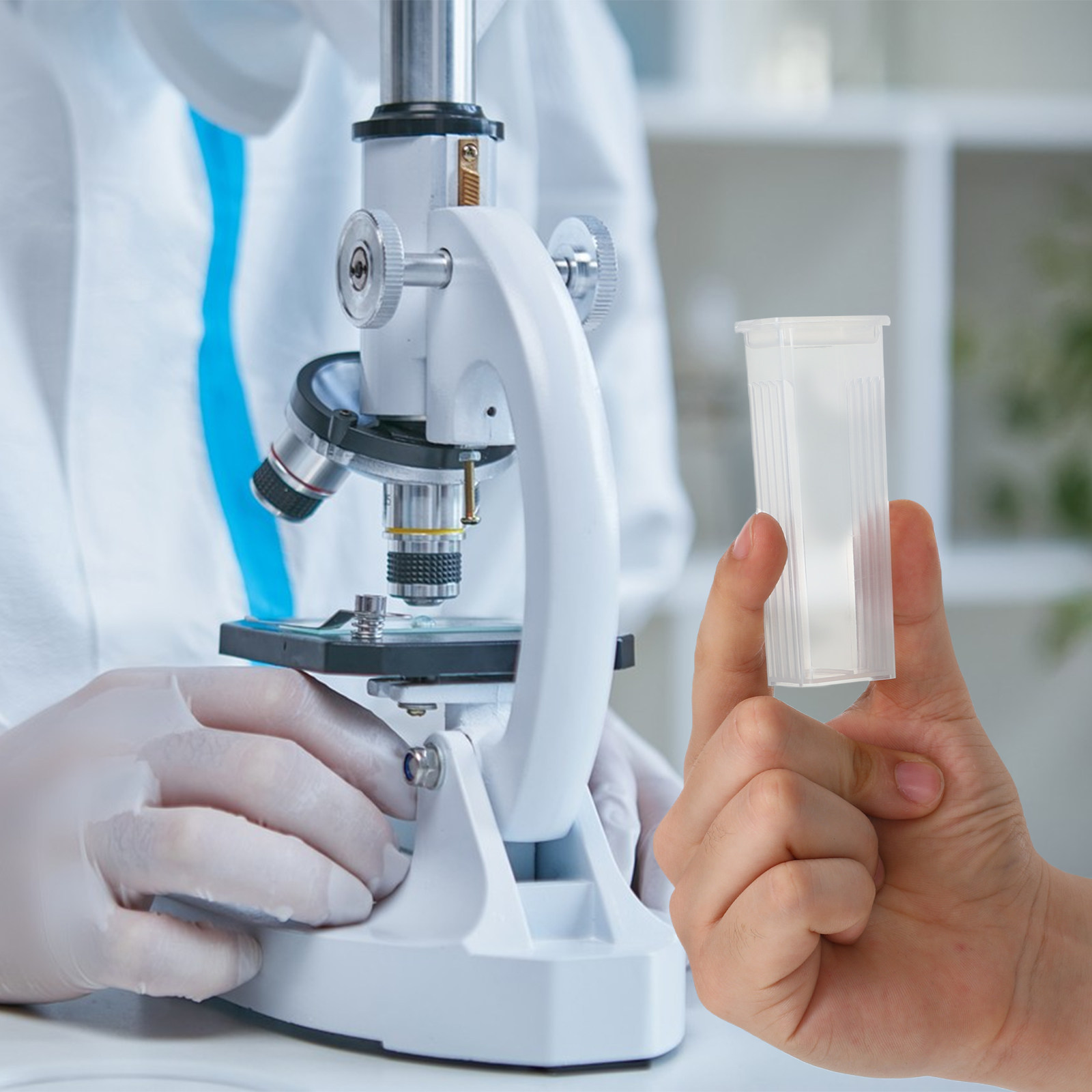 50Pcs PP for Microscope Glass  - Pathology Slide Storage 评论和价格