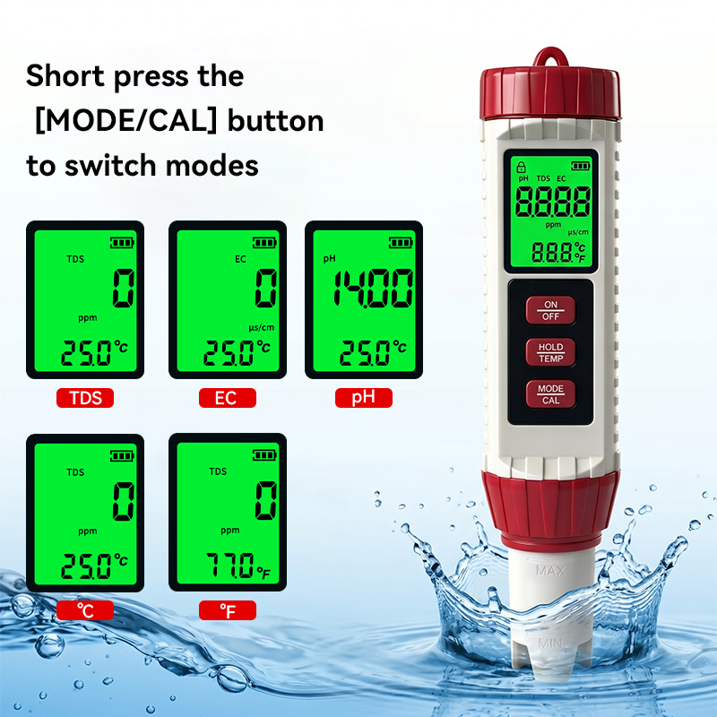 2026 New Arrival 4 in 1 PH Met - Ph Meter 评论和价格