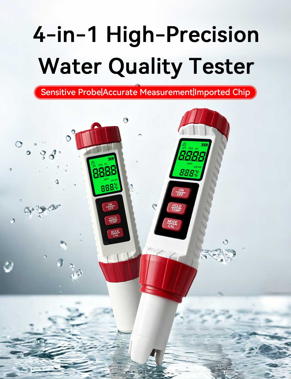 2026 New Arrival 4 in 1 PH Met - Ph Meter 评论和价格
