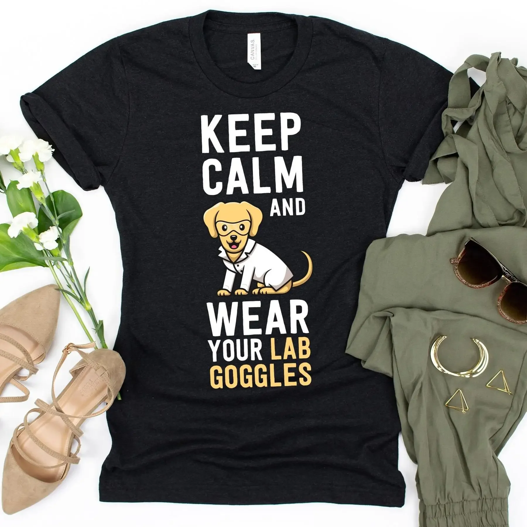Keep Calm And Wear Your Lab Go - Medical Laboratory Scientist 评论和价格
