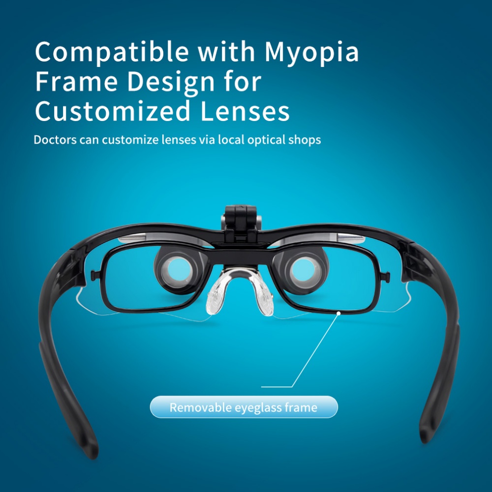 Dental Binocular Loupes 3.5X M - Led Medical Headlight 评论和价格